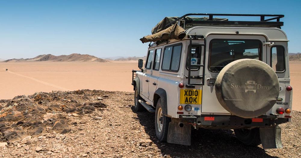 Land Rover in Namibia